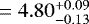 Mathematical equation: $= 4.80^{+0.09}_{-0.13}$