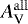 Mathematical equation: $A_{\textrm{V}}^{\mathrm{all}}$