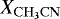 Mathematical equation: $X_{\mathrm{CH_3CN}}$