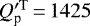Mathematical equation: $Q^{\prime \rm T}_{\textrm{p}}\,{=}\,1425$
