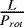 Mathematical equation: $\frac{L}{P_{rot}}$