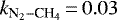 Mathematical equation: $k_{\textrm{N}_2-\textrm{CH}_4}\,{=}\,0.03$