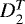 Mathematical equation: $D^T_2$
