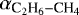 Mathematical equation: $\alpha_{\textrm{C}_2\textrm{H}_6-\textrm{CH}_4}$