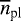 Mathematical equation: $\overline{n}_{\textrm{pl}}$