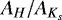 Mathematical equation: $A_{H}/A_{K_s}$
