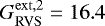 Mathematical equation: $G_{\mathrm{RVS}}^{\mathrm{ext,2}} = 16.4$