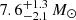 $ 7.6^{+1.3}_{-2.1}\,{M}_\odot $
