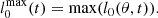 $$ \begin{aligned} l_0^\mathrm{max}(t) = \mathrm{max} (l_0(\theta ,t)). \end{aligned} $$