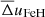 $ \overline{\Delta} u_{\mathrm{FeH}} $
