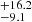 $ ^{+16.2}_{-9.1} $