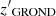 $ {z^\prime}_{\rm GROND} $