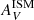 $ A_{V}^\mathrm{ISM} $