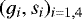 $(g_i,s_i)_{i=1,4}$