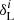 $ \delta^{i}_{\mathrm{L}} $