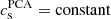 $ c^{\mathrm{PCA}}_{\mathrm{s}}=\mathrm{constant} $