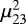 Mathematical equation: $\mu_{\mathrm{23}}^2$