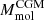 $ M_{\mathrm{mol}}^{\mathrm{CGM}} $