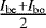 Mathematical equation: $\frac{I_{\textrm{be}}+I_{\textrm{bo}}}{2}$