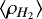 Mathematical equation: $\langle\rho_{H_2}\rangle$