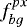 Mathematical equation: $f^{px}_{bg}$