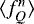 Mathematical equation: $\langle f^n_Q \rangle$