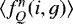 Mathematical equation: $\langle f_Q^n(i,g) \rangle$