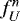 Mathematical equation: $f_U^n$