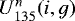 Mathematical equation: $U^n_{135}(i,g)$