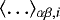 Mathematical equation: $\langle \mathellipsis \rangle_{\alpha\beta,i}$