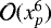 Mathematical equation: $\mathcal{O}(x_p^6)$