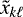 Mathematical equation: $\tilde{x}_{k\ell}$