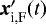 Mathematical equation: ${\bm{x}}_{\textrm{i,F}}^{\prime}(t)$