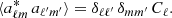 Mathematical equation: $$ \begin{aligned} \langle a_{\ell m}^*\,a_{{\ell }^{\prime } {m}^{\prime }}\rangle = \delta _{\ell {\ell }^{\prime }}\,\delta _{m m^\prime }\,C_\ell . \end{aligned} $$
