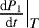 Mathematical equation: $\frac{\textrm{d}P_1}{\textrm{d}t} \big|_T$