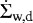 Mathematical equation: $\dot{\Sigma}_{\textrm{w,d}}$