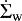 Mathematical equation: $\dot{\Sigma}_{\textrm{w}}$