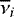 Mathematical equation: $\overline{\nu}_i$