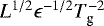 Mathematical equation: $L^{1/2}\epsilon^{-1/2}T_{\textrm{g}}^{-2}$