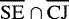 $\mathrm{\overline{SE} \cap \overline{CJ}}$