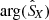 $ \arg(\hat{S}_{\!X}) $