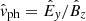 $ \hat{\mathit{v}}_{\mathrm{ph}}=\hat{E}_{\mathit{y}}/\hat{B}_z $