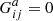 $ G_{ij}^a = 0 $