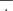 $ \overline{\vphantom{u}\ .\ } $