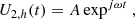 $$ \begin{aligned} U_{2,h}(t) = A \exp ^{j\omega t}\ , \end{aligned} $$