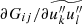 $ \partial G_{ij} / \partial\widetilde{u_k^{\prime\prime} u_l^{\prime\prime}} $