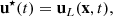 $$ \begin{aligned}&\mathbf u ^\star (t) = \mathbf u _L(\mathbf x ,t), \end{aligned} $$