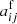 $ a_{ij}^\mathrm{f} $