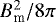 $B_{\textrm{m}}^2/8\pi$