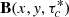 $ {\bf B}(x,{\it y},\tau_c^{*}) $